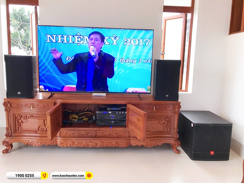Lắp đặt dàn karaoke trị giá hơn 130 triệu cho anh Sơn tại Nam Định (RCF CMAX 4112, IPS3700, Xli2500, KX180A, JBL CV18S, JBL VM200) 