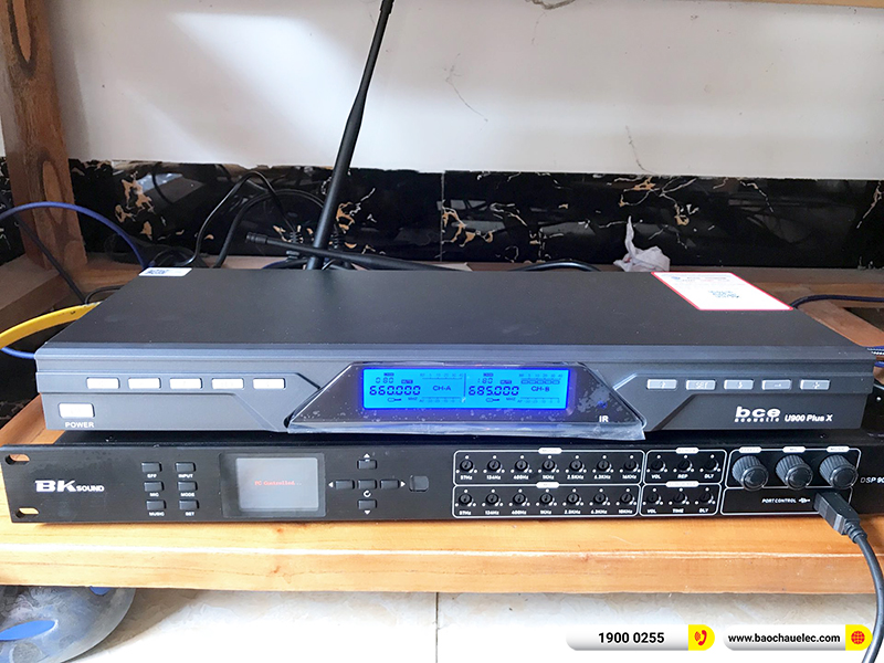 Lắp đặt dàn karaoke trị giá hơn 30 triệu cho anh Thắng tại Ninh Bình (Alto TS410, DSP-9000 Plus, Alto TX212S, U900 Plus X) 