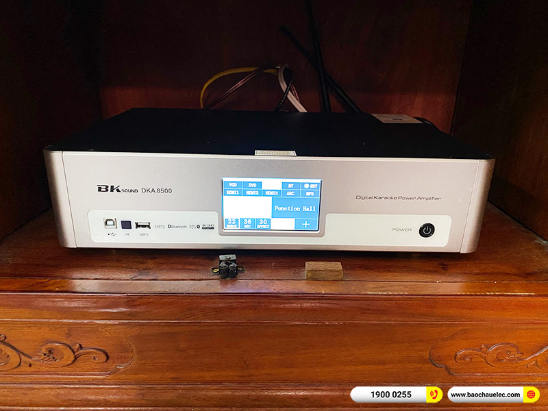 Lắp đặt dàn karaoke trị giá gần 30 triệu cho anh Thắng tại Nam Định (Alto AT2000II, BKSound DKA 8500, BKSound SW612C)