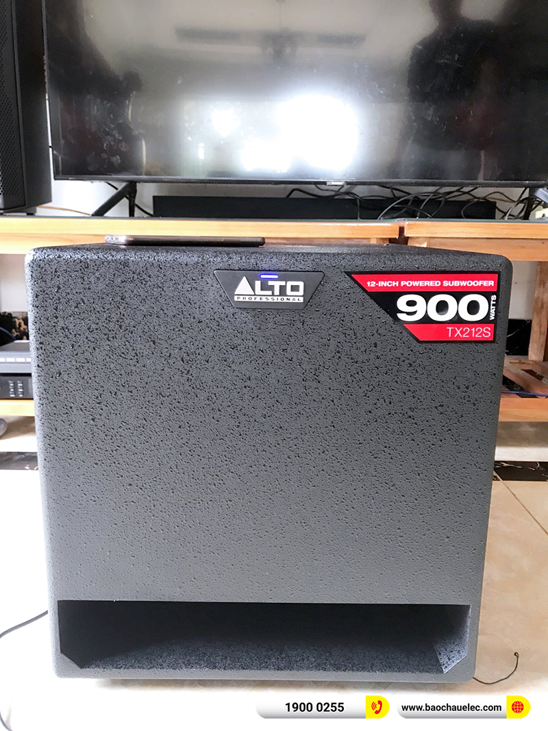 Lắp đặt dàn karaoke trị giá hơn 30 triệu cho anh Thắng tại Ninh Bình (Alto TS410, DSP-9000 Plus, Alto TX212S, U900 Plus X) 