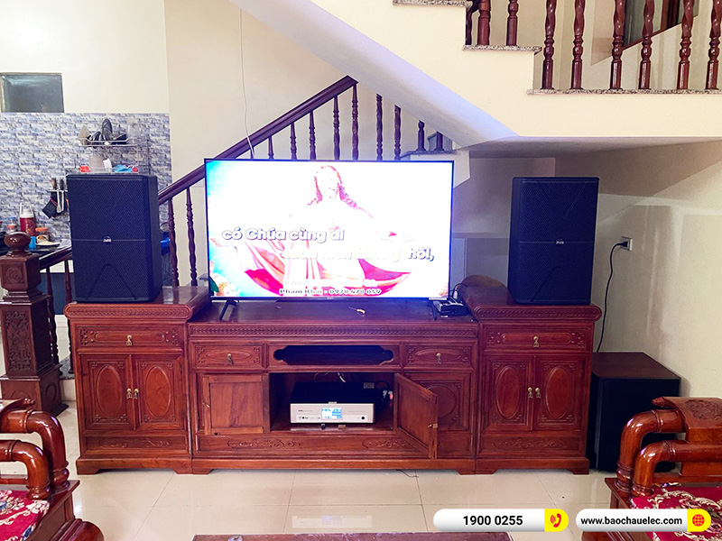 Lắp đặt dàn karaoke trị giá gần 30 triệu cho anh Thắng tại Nam Định (Alto AT2000II, BKSound DKA 8500, BKSound SW612C)