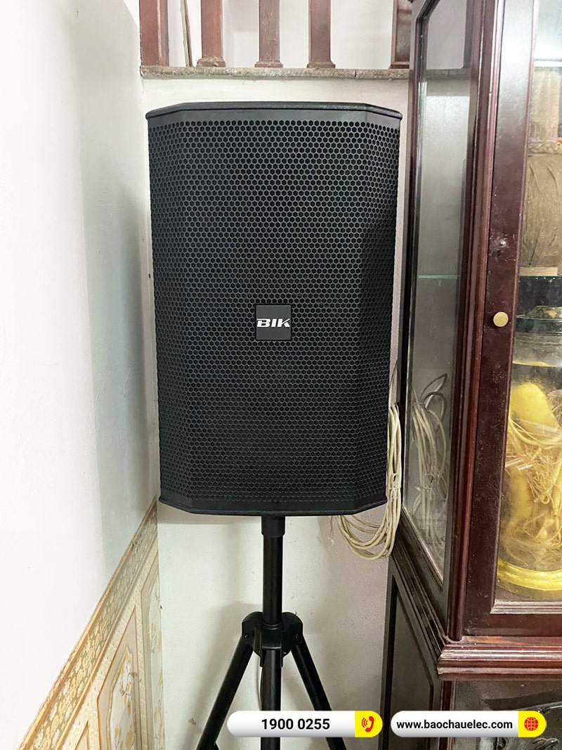Lắp đặt dàn karaoke BIK hơn 48tr cho anh Thành tại Nam Định (BIK BSP 412II, VM640A, BPR-5600, W66 Plus, BJ-U550)