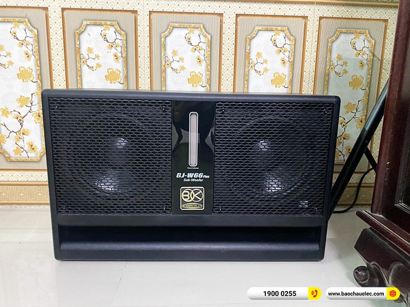 Lắp đặt dàn karaoke BIK hơn 48tr cho anh Thành tại Nam Định (BIK BSP 412II, VM640A, BPR-5600, W66 Plus, BJ-U550)