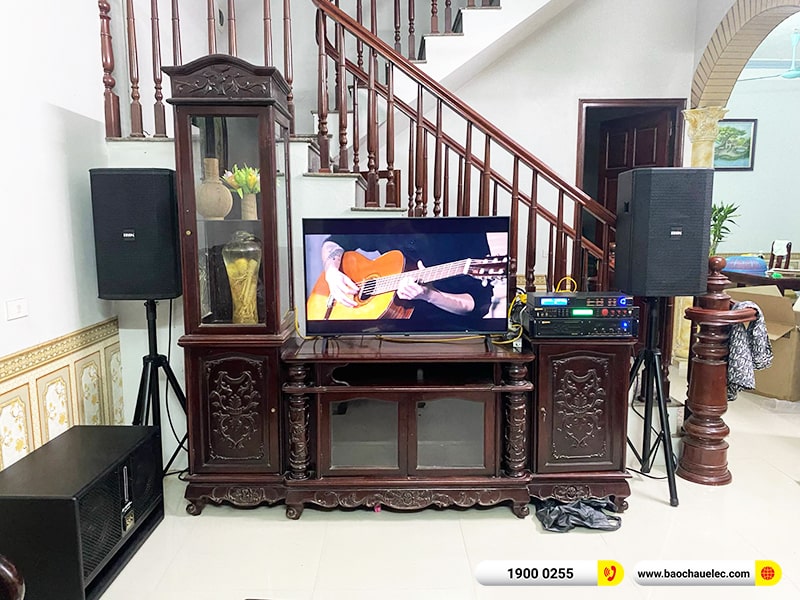 Lắp đặt dàn karaoke BIK hơn 48tr cho anh Thành tại Nam Định (BIK BSP 412II, VM640A, BPR-5600, W66 Plus, BJ-U550)