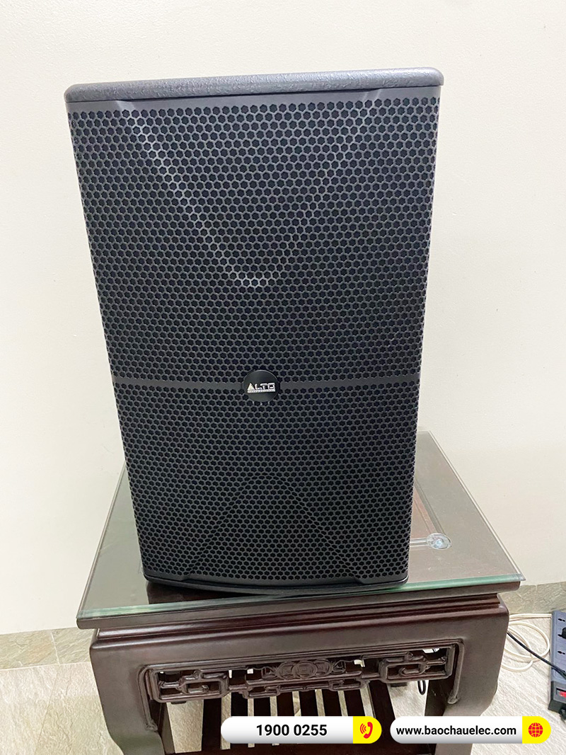 Lắp đặt dàn karaoke trị giá gần 30 triệu cho anh Thịnh tại Nam Định (Alto AT2000II, BKSound DKA 8500, SW612C) 