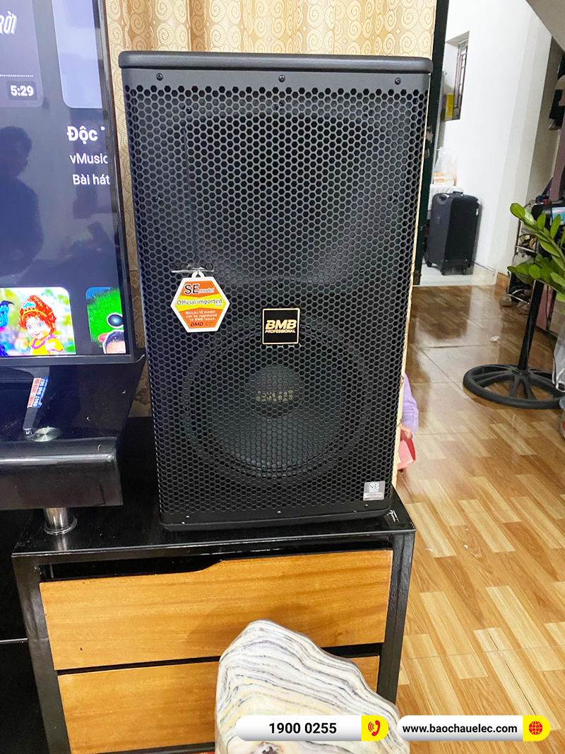 Lắp đặt dàn karaoke trị giá gần 40 triệu cho anh Tiến tại Nam Định (BMB CSS 1210SE, BKSound DKA 8500, SW512C) 