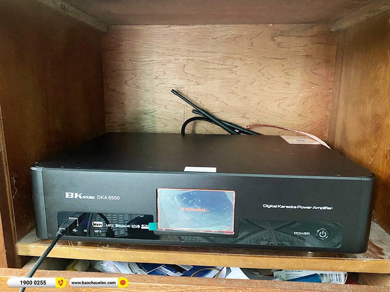 Lắp đặt dàn karaoke trị giá hơn 20 triệu cho anh Tuân tại Nam Định (Domus DP6120 Max, BKSound DKA 8500) 