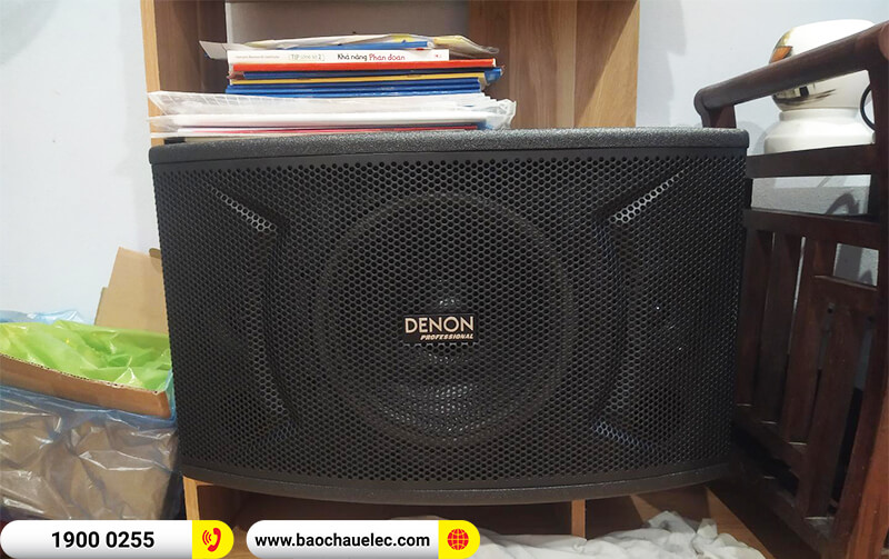 Lắp đặt dàn karaoke trị giá khoảng 15 triệu cho chị Chinh ở Hà Nội (Denon DP-C10, BKSound DKA 6500)