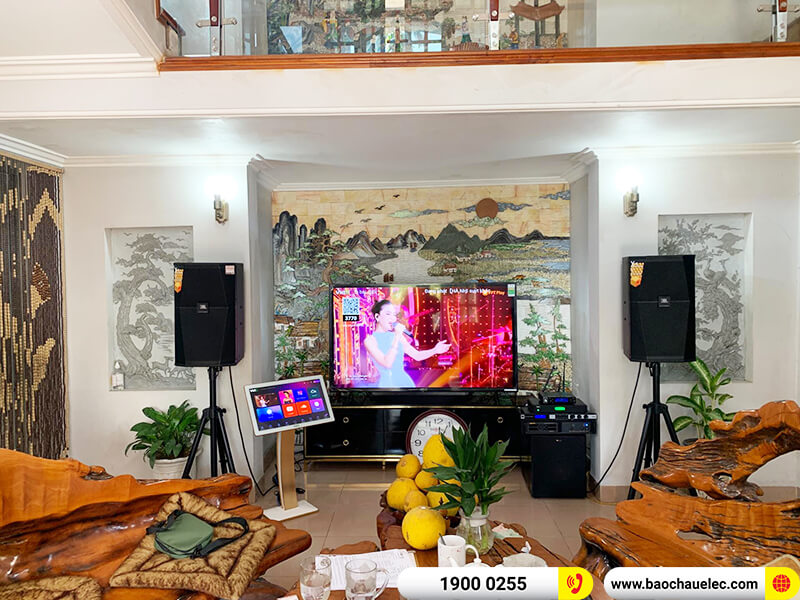 Lắp đặt dàn karaoke cho chú Khiêm ở Hà Nội trị giá gần 80 triệu (JBL XS12, BIK VM 620A, JBL KX180A, R120SW, JBL VM200, 4K Plus 4TB, Màn 22inch)