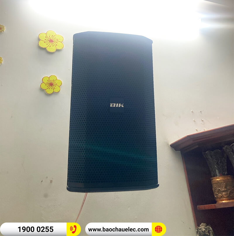 Lắp đặt dàn karaoke trị giá hơn 30 triệu đồng cho chú Long ở TPHCM (BIK BSP 410II, BIK VM 420A, BIK BPR-5600, BKSound SW512-C)