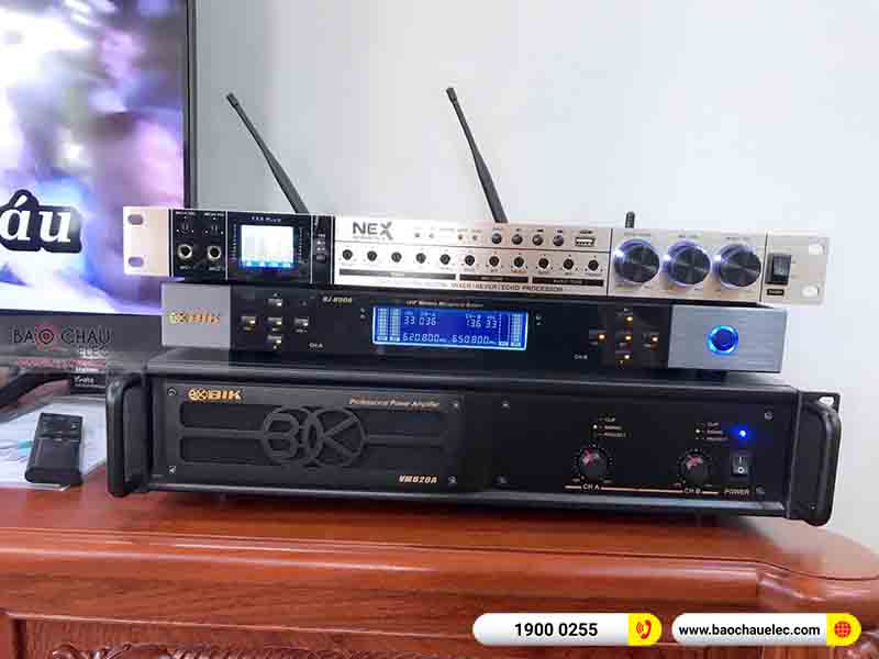 Lắp đặt dàn karaoke gia đình anh Liệu tại Nam Định
