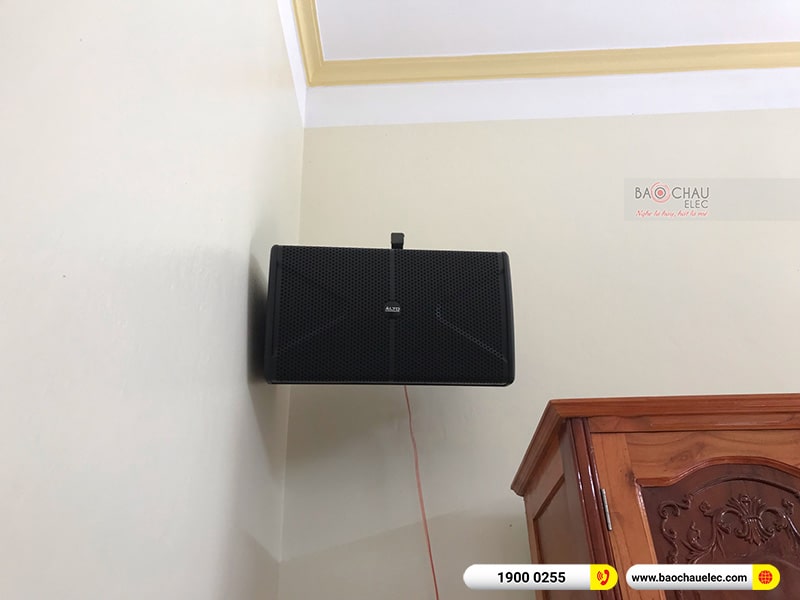 Lắp đặt dàn karaoke gia đình anh Sơn