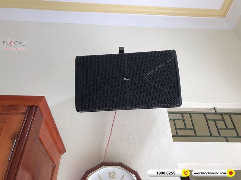 Lắp đặt dàn karaoke gia đình anh Sơn
