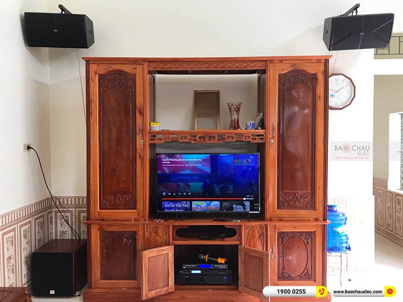 Lắp đặt dàn karaoke gia đình anh Sơn