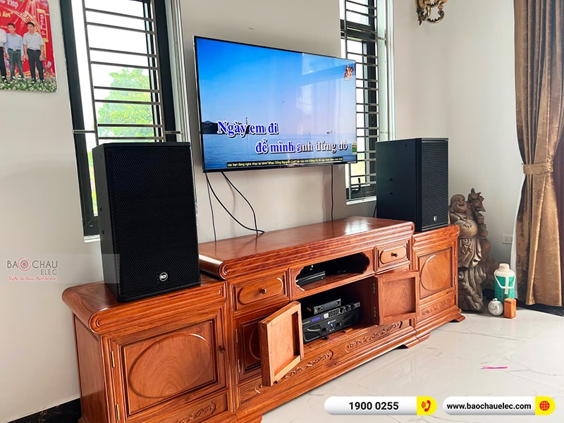 Lắp đặt dàn karaoke gia đình anh Thành