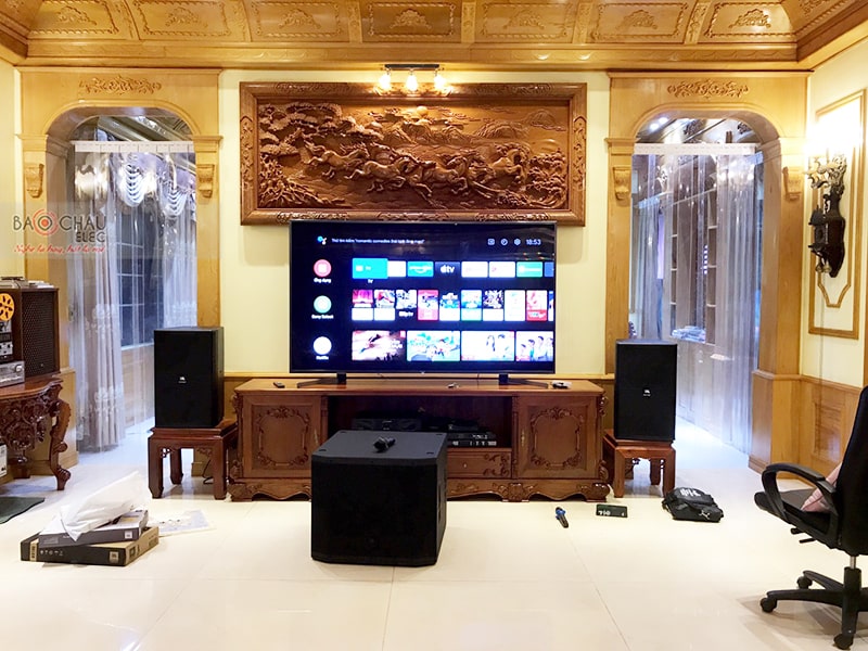 Lắp đặt d&agrave;n karaoke anh Tuyến tại Nam Định