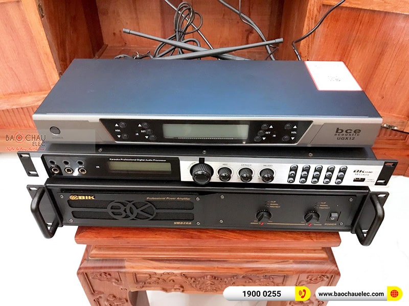 Lắp đặt dàn karaoke gia đình chị Sa tại Ninh Bình