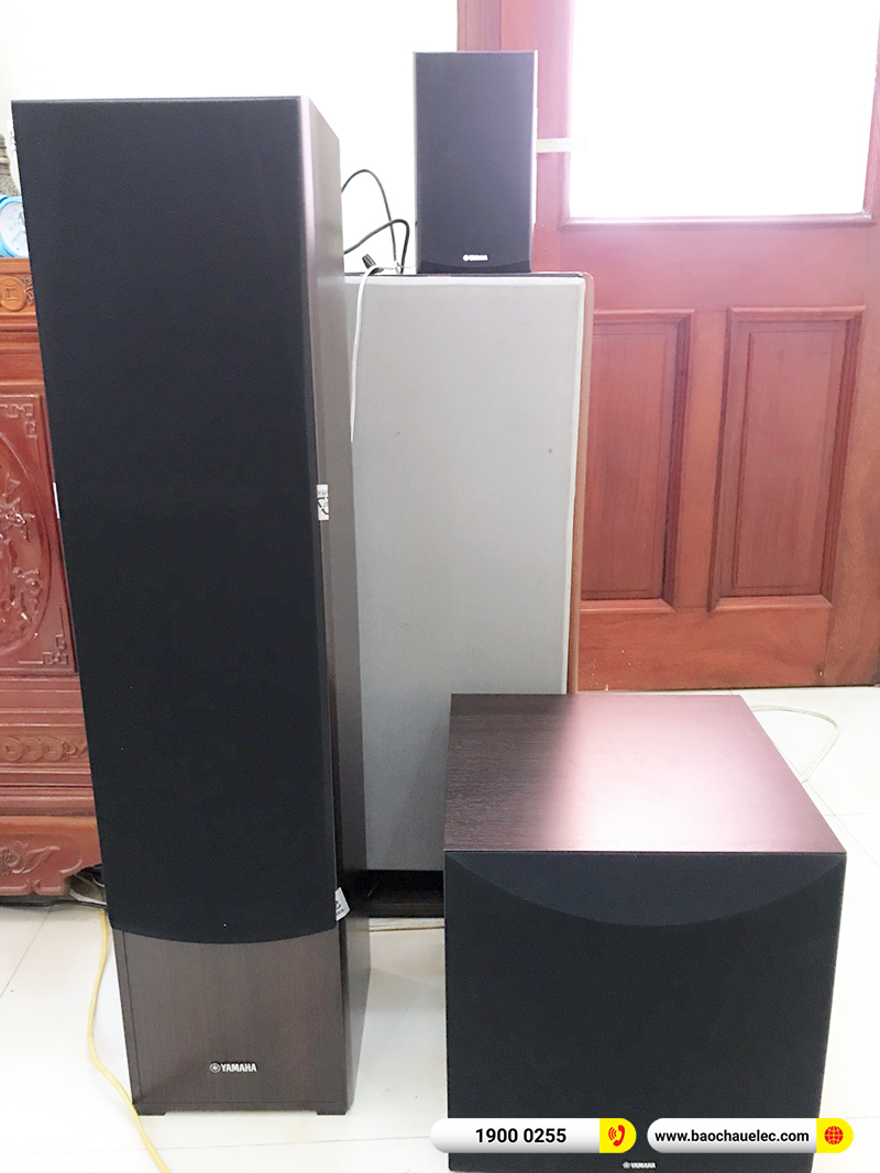 Lắp đặt dàn nghe nhạc, xem phim trị giá hơn 20 triệu cho anh Khánh tại Ninh Bình (Yamaha NS-F51, Yamaha NS-P51, Yamaha SW100, Yamaha RX-V4A) 