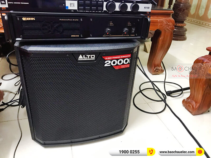 Lắp đặt dàn karaoke anh Chính tại Nam Định