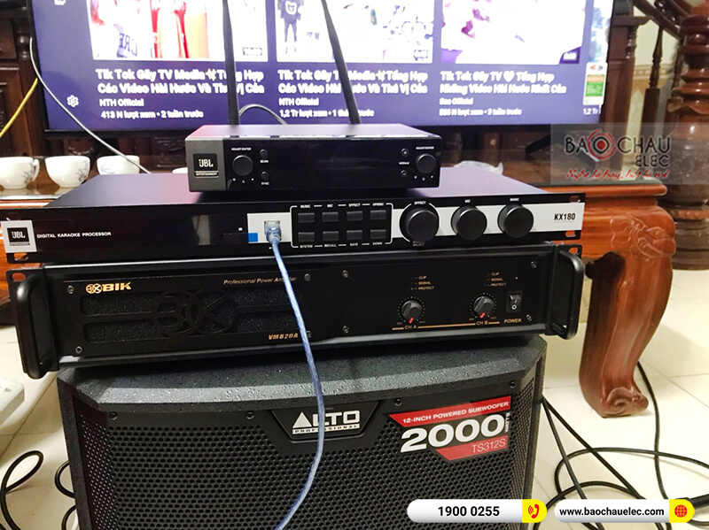 Lắp đặt dàn karaoke anh Chính tại Nam Định