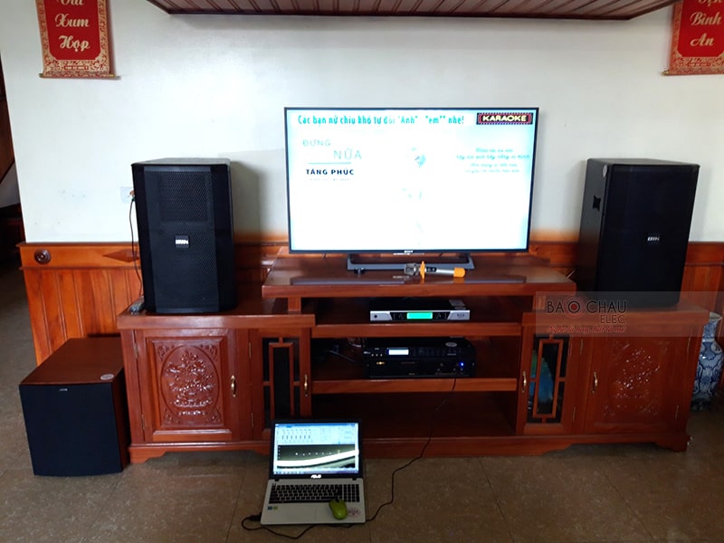 Dàn karaoke gia đình anh Bách ở Hoàng Mai, Nghệ An h5