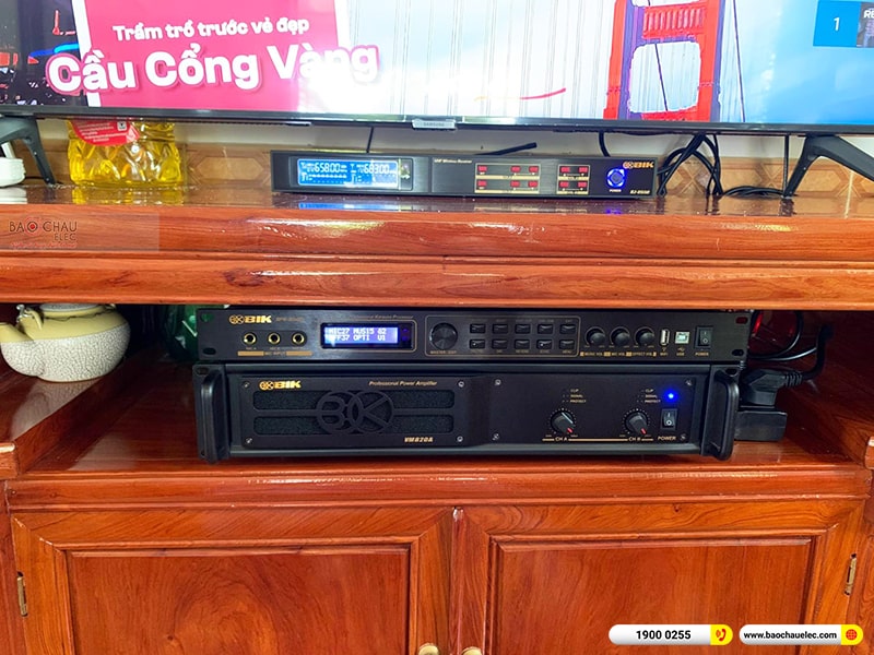 Lắp đặt dàn karaoke trị giá khoảng 70 triệu cho chị Ngân tại Nghệ An 