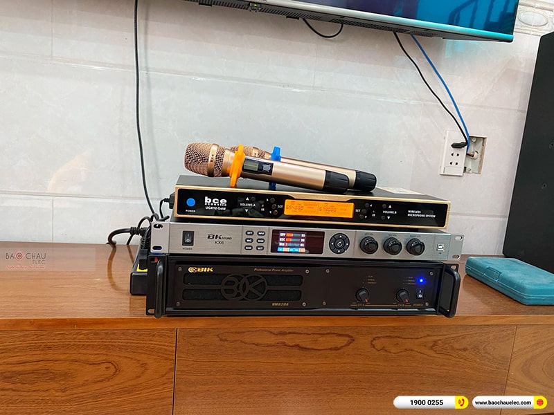 Lắp đặt dàn karaoke trị giá gần 50 triệu cho anh Lưu tại Bình Dương