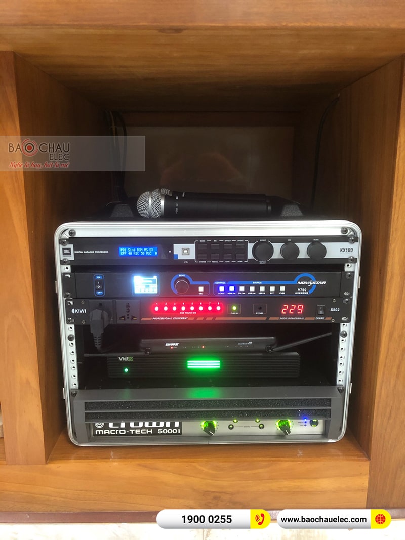 Lắp đặt dàn karaoke trị giá hơn 200 triệu đồng cho anh Trọng tại Nghệ An