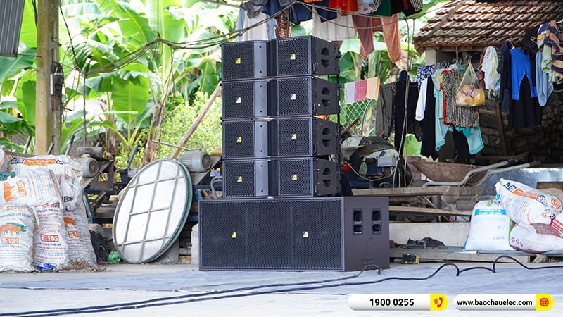 Lắp đặt dàn Line Array Actpro trị giá hơn 180 triệu cho anh Thân tại Nghệ An (Actpro KR210, Actpro KR28, Actpro TD 2.22, MG12XU,…) 
