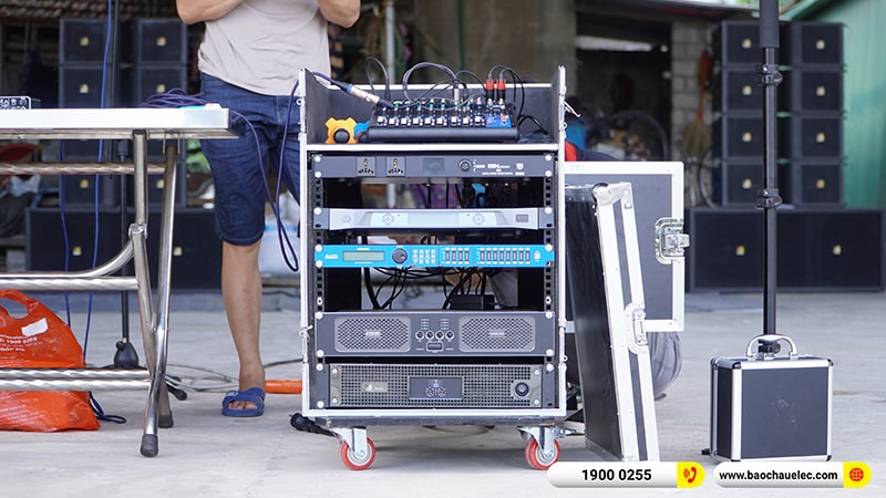 Lắp đặt dàn Line Array Actpro trị giá hơn 180 triệu cho anh Thân tại Nghệ An (Actpro KR210, Actpro KR28, Actpro TD 2.22, MG12XU,…) 