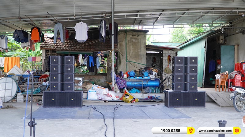 Lắp đặt dàn Line Array Actpro trị giá hơn 180 triệu cho anh Thân tại Nghệ An (Actpro KR210, Actpro KR28, Actpro TD 2.22, MG12XU,…) 