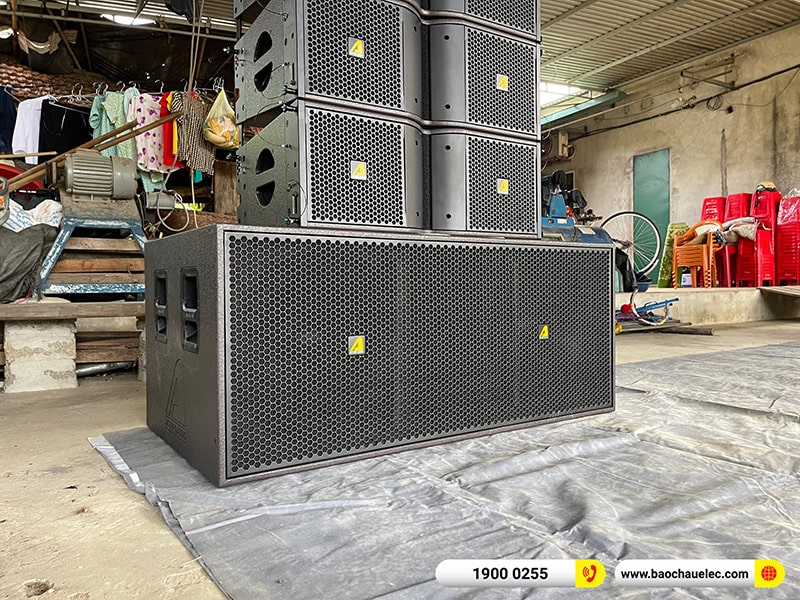 Lắp đặt dàn Line Array Actpro trị giá hơn 180 triệu cho anh Thân tại Nghệ An (Actpro KR210, Actpro KR28, Actpro TD 2.22, MG12XU,…) 