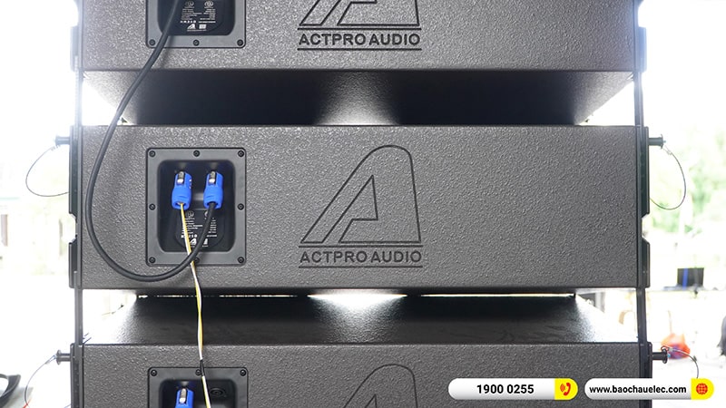 Lắp đặt dàn Line Array Actpro trị giá hơn 180 triệu cho anh Thân tại Nghệ An (Actpro KR210, Actpro KR28, Actpro TD 2.22, MG12XU,…) 
