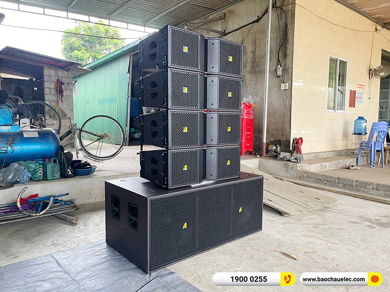 Lắp đặt dàn Line Array Actpro trị giá hơn 180 triệu cho anh Thân tại Nghệ An (Actpro KR210, Actpro KR28, Actpro TD 2.22, MG12XU,…) 