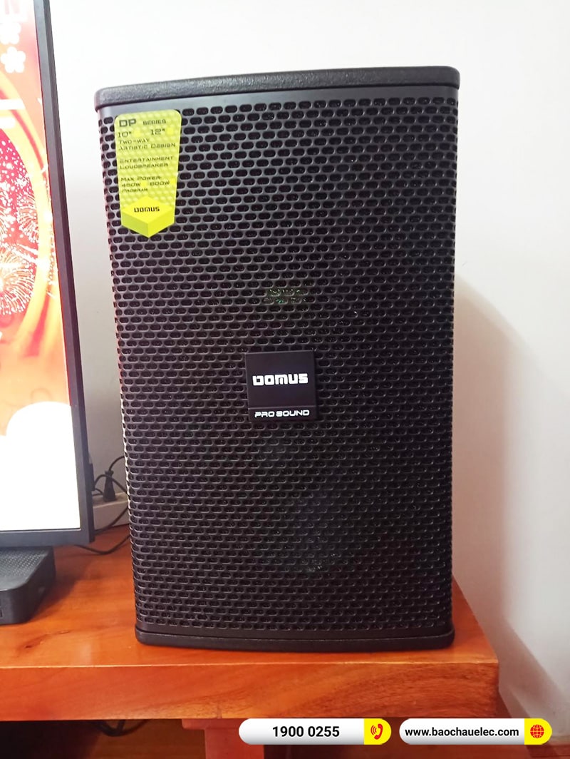 Lắp đặt dàn karaoke trị giá hơn 30 triệu cho anh Nhất tại Phú Thọ (Domus DP6100, VM420A, BPR-8500, SW512B, BIK BJ-U500) 