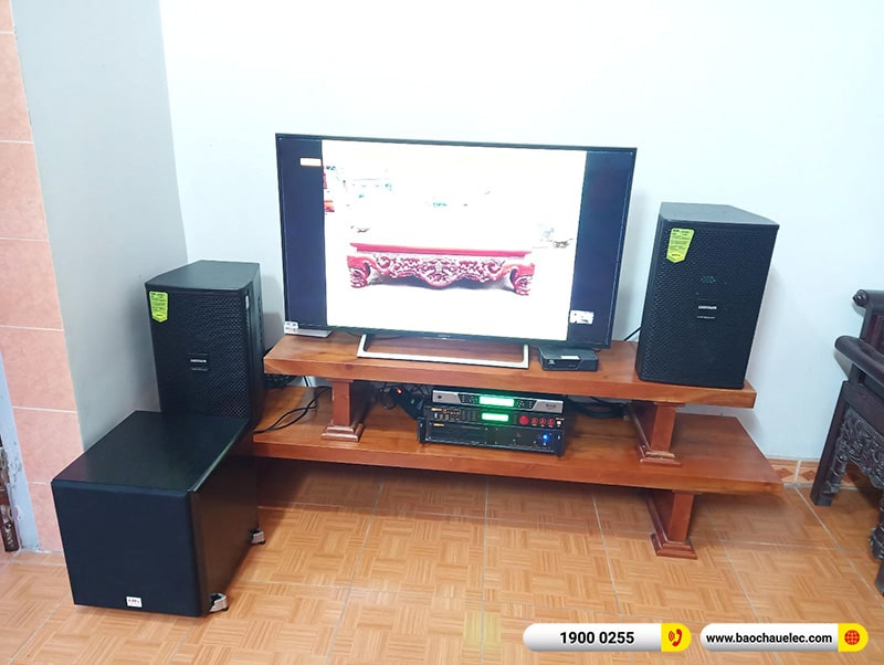 Lắp đặt dàn karaoke trị giá hơn 30 triệu cho anh Nhất tại Phú Thọ (Domus DP6100, VM420A, BPR-8500, SW512B, BIK BJ-U500) 