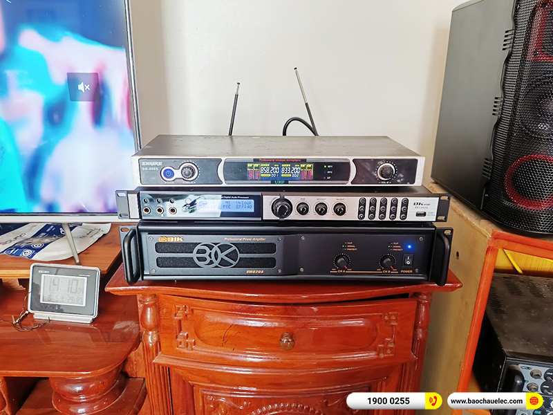 Lắp đặt dàn karaoke trị giá gần 30tr cho anh Thủy tại Hà Nội (BIK BJ-S968, VM620A, X6 Luxury, SW312C) 