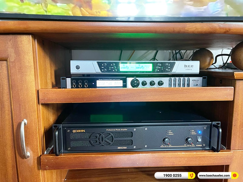 Lắp đặt dàn karaoke BMB 33tr cho anh Trọng tại Phú Thọ (BMB CSN 510SE, VM420A, X6 Luxury, SW512C, UGX12) 