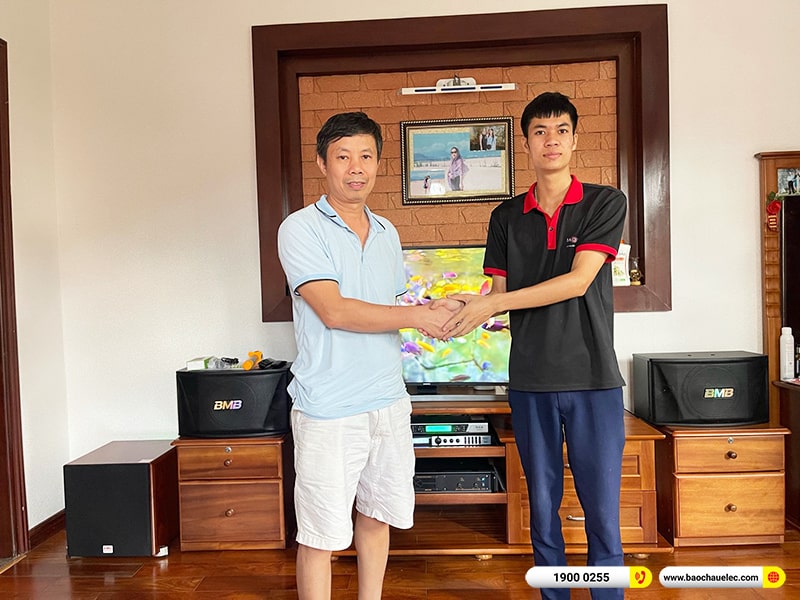 Lắp đặt dàn karaoke BMB 33tr cho anh Trọng tại Phú Thọ (BMB CSN 510SE, VM420A, X6 Luxury, SW512C, UGX12) 