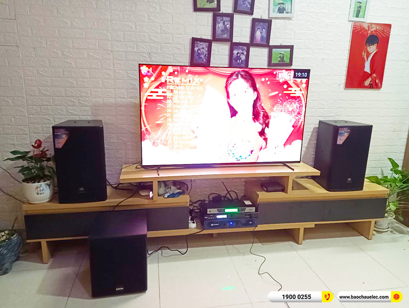 Lắp đặt dàn karaoke trị giá gần 60 triệu cho anh Tư tại Phú Thọ (JBL MTS12, Crown T7, X5 Plus, BJ-W25A, BCE UGX12) 
