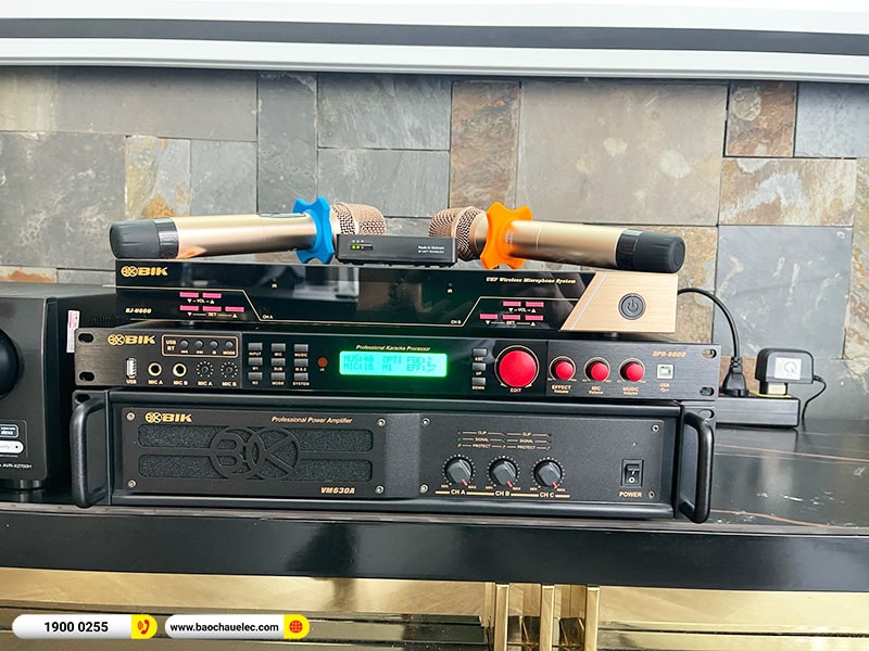 Lắp đặt dàn karaoke trị giá gần 70 triệu cho chị Hương tại Phú Thọ (BIK BSP 412II, VM630A, BPR-8500, BJ-W35, BJ-U600, AVR-X2700H) 