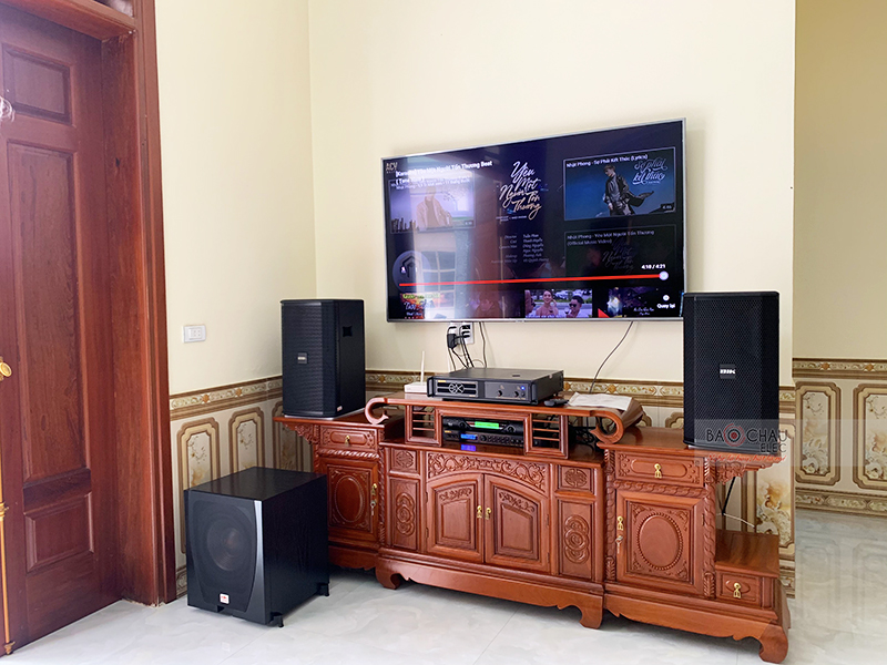 Dàn karaoke gia đình anh Hương h5