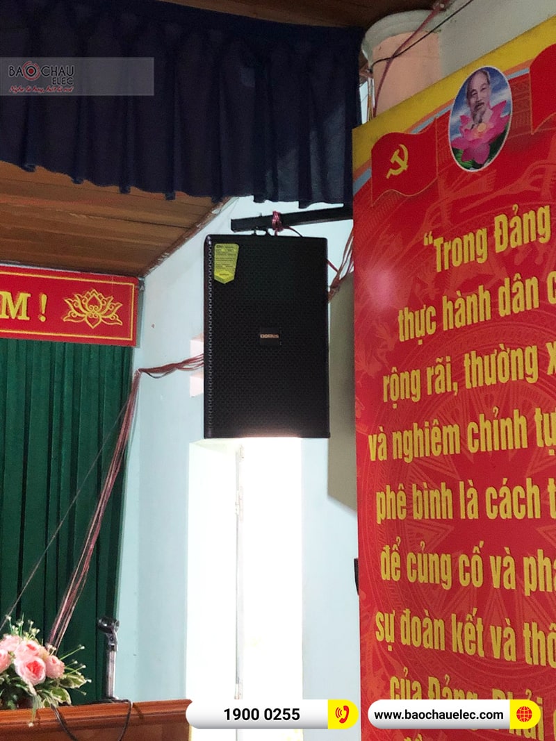 Lắp đặt dàn âm thanh hội trường tại Ủy ban nhân dân xã La Dee huyện Tây Giang - Quảng Nam
