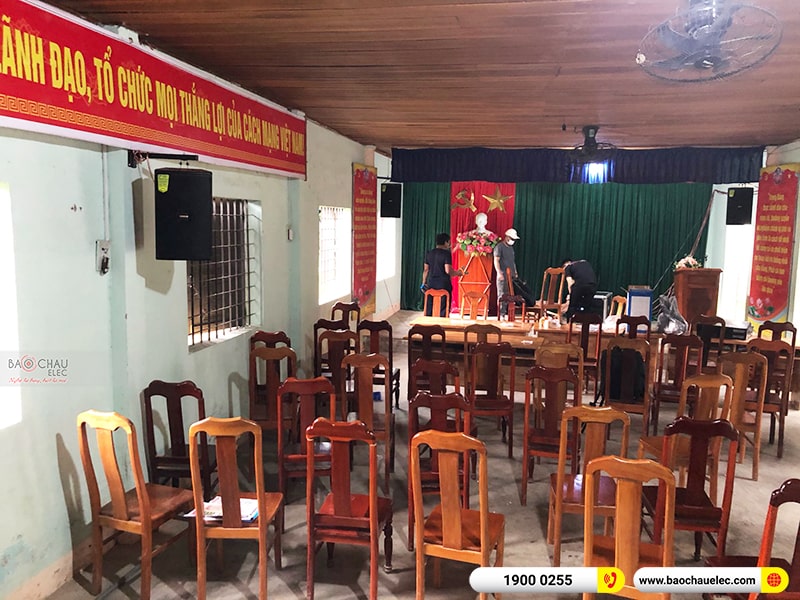 Lắp đặt dàn âm thanh hội trường tại Ủy ban nhân dân xã La Dee huyện Tây Giang - Quảng Nam