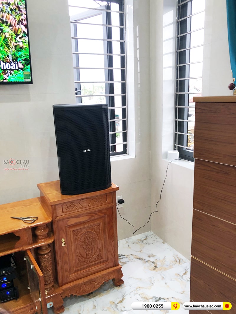 Lắp đặt dàn karaoke trị giá hơn 50 triệu cho anh Chiến tại Quảng Nam (BIK BSP 412II, VM830A, BPR-8500, BJ-W88 Plus, BJ-U550, BKSound M8) 