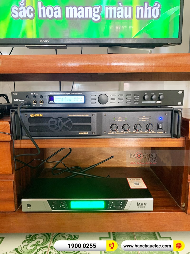 Lắp đặt dàn karaoke gia đình anh Duy