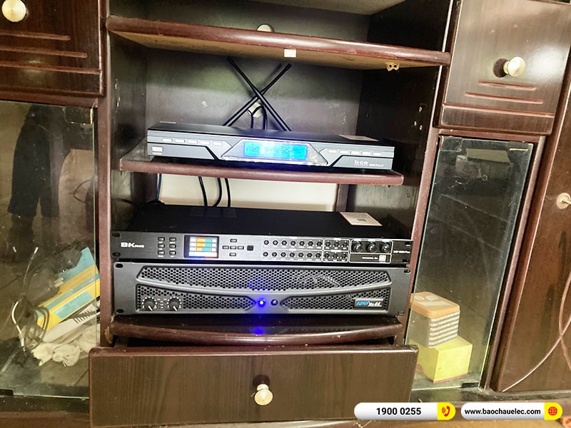 Lắp đặt dàn karaoke trị giá khoảng 30 triệu cho chị Liên tại Tây Ninh (JBL Pasion 12, APP MZ66, BKSound DSP-9000 Plus, U900 Plus X) 
