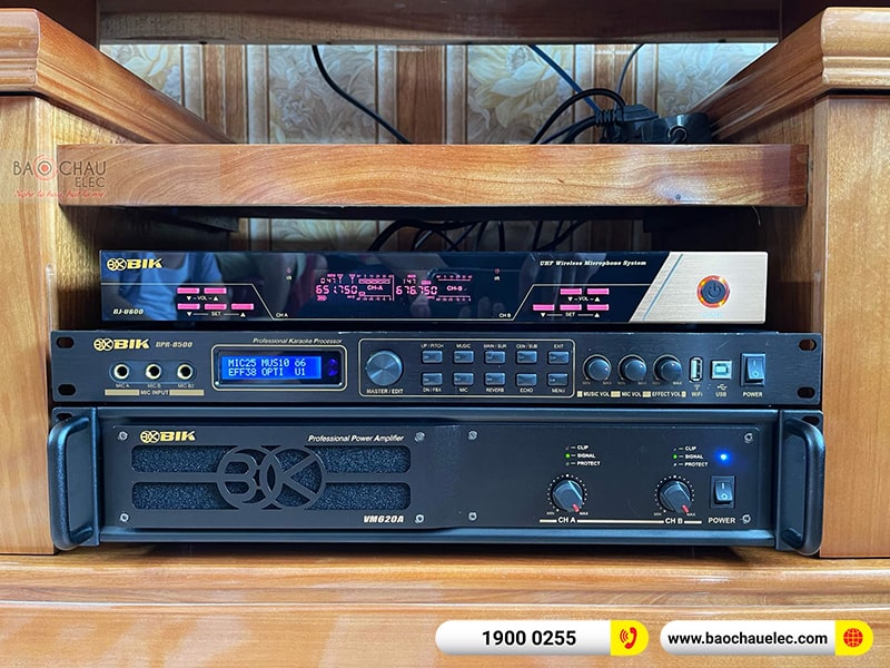 Lắp đặt dàn karaoke gia đình anh Đạt