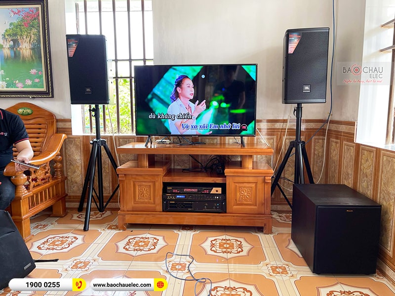 Lắp đặt dàn karaoke gia đình anh Đạt