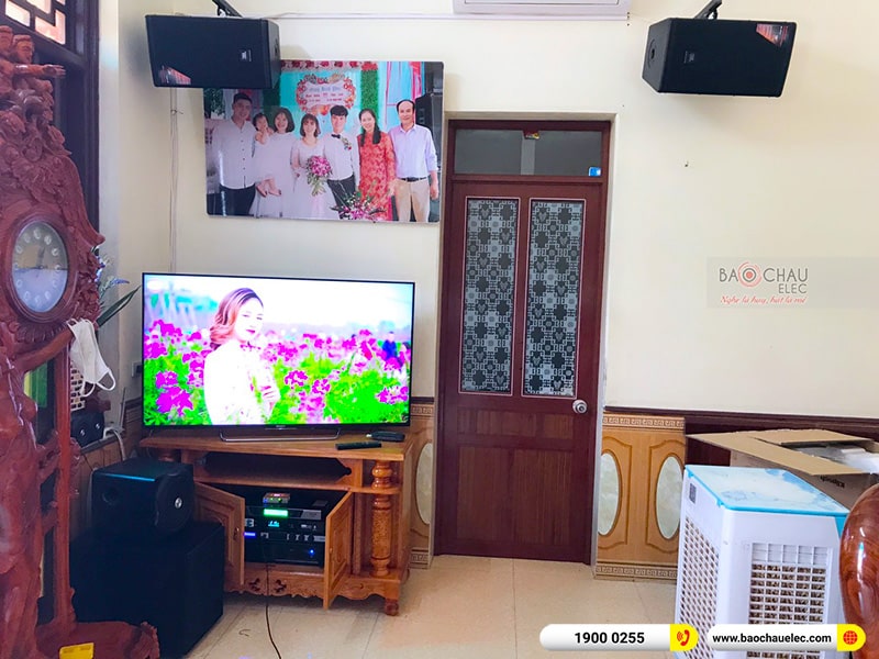 Lắp đặt dàn karaoke gia đình anh Ruyến
